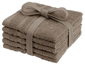 Bilde av Borganäs Tvättlappar 5-pack (Brun)