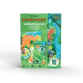 Bilde av Box CanDIY Watercolor Art Totally Dinosaurs