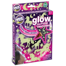 Bilde av Brainstorm Glow Glitter Enhjørninger