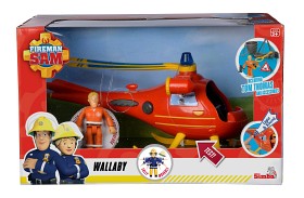 Bilde av Brannmann Sam Helikopter Wallaby med Figur