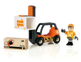 Bilde av BRIO - Lift & Load 33573 Gaffeltruck med förare