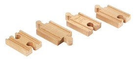 Bilde av BRIO World 33333 Ekstra korte rette skinner