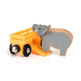Bilde av BRIO - Safari 33969 Elefantvagn
