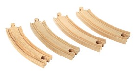 Bilde av BRIO World 33342 buede skinner (lang)