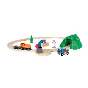 Bilde av BRIO - Lift & Load 33878 Startset med lyftkran och lastsats