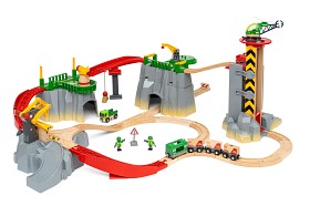 Bilde av BRIO World 36010 Togsett gods i fjellet