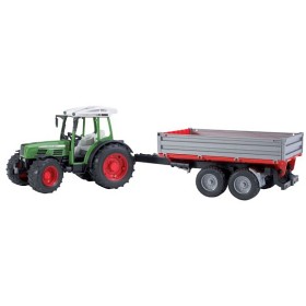 Bilde av Bruder Fendt 209 S w/frontloader & tipping trailer