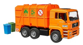 Bilde av Bruder - MAN TGA Sopbil - Orange