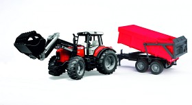 Bilde av Bruder Massey Ferguson 7480 med frontlastare