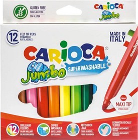 Bilde av Carioca Jumbofiberpennor 12 st