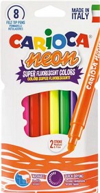 Bilde av Carioca Neonfiberpennor 8 st