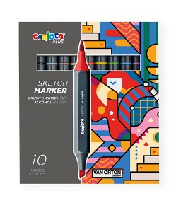 Bilde av Carioca Plus Sketchpenner 10-pack