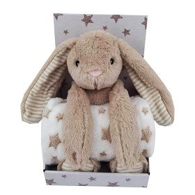 Bilde av Carlo Baby Fleecepledd og Kosedyr (Beige)
