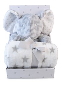 Bilde av Carlobaby Fleecefilt och Gosedjur (Elefant)