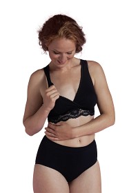 Bilde av Carriwell Lace omlottBH med Spets (Svart S)