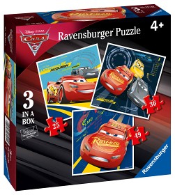 Bilde av Ravensburger - Pussel Disney Cars 25/36/49 bitar