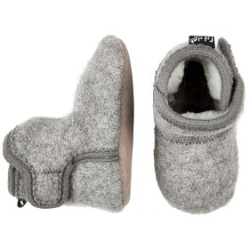 Bilde av CeLaVi Baby Ullsskor (Grey Melange)