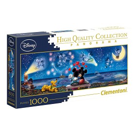 Bilde av Clementoni Panorama Puslespill Disney Love (1000-biter)