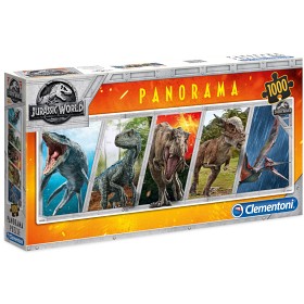 Bilde av Clementoni Panorama Pussel Jurassic World 1000 bitar