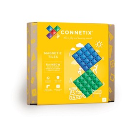Bilde av Connetix Rainbow Baseplates 2 st (Blå och grön)