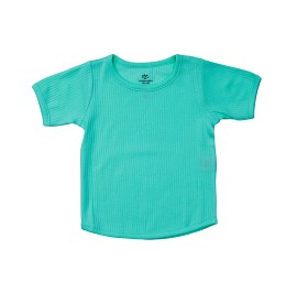 Bilde av Copenhagen Colors Ribbad T-shirt (Grön)