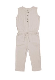 Bilde av Copenhagen Colors Ribbet Jumpsuit (Lys grå)
