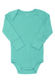 Bilde av Copenhagen Colors Ribbet Langermet Body (Grøn)