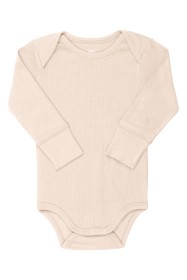 Bilde av Copenhagen Colors Ribbet Langermet Body (Lys rosa)