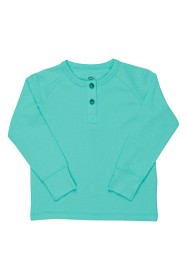 Bilde av Copenhagen Colors Ribbet Langermet T-shirt (Grön)