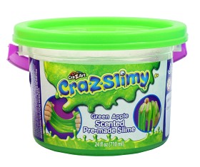 Bilde av Cra-z-Slimy - Slime i hink 0,7 liter grön