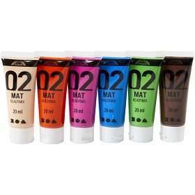 Bilde av Creative Company A-color akrylfärg 6x20 ml (Matta färger)