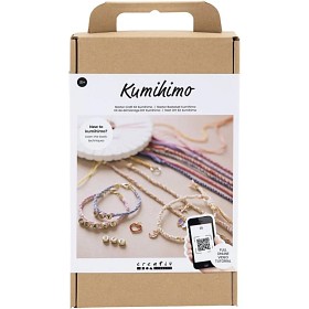 Bilde av Creativ Company DIY Kit Kumihimo Vennskapsarmbånd