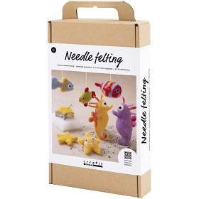 Bilde av Creativ Company DIY Kit NålefiltingDjur i vatten