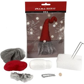 Bilde av Creativ Company Kreativ minikit Tomtenisse m/grått skägg