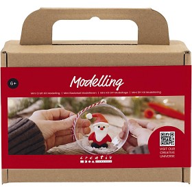 Bilde av Creativ Company Mini DIY Kit Modelleringsleire (Julenisse)