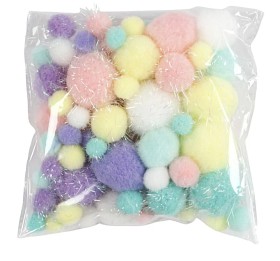 Bilde av Creativ Company Pompoms (Pastellfärger)