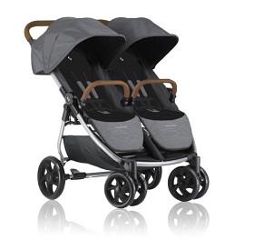 Bilde av Crescent Duo Lightway Søskenvogn (Grey Melange)
