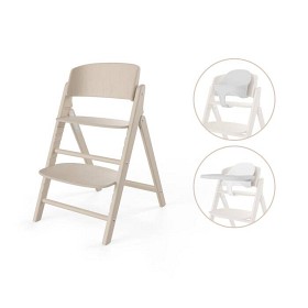 Bilde av Cybex CLICK&FOLD 3in1 Matstol inkl. Babyset och Bricka (All Natural Light)
