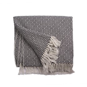 Bilde av Deco Nord Ekel Gåsemønster Pledd (Grå/Beige)