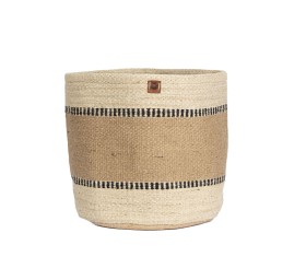 Bilde av Deco Nord Julia Oppbevaringskurv Bred Stripe