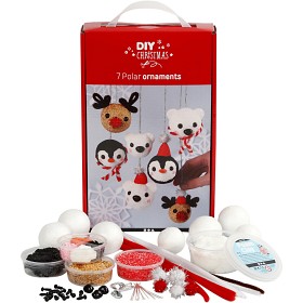 Bilde av Creativ Company DIY Christmas Dekorative kuler (polardyr)