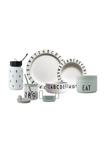Bilde av Design Letters Eat & Learn Gift Box Premium Tritan (Green/White)