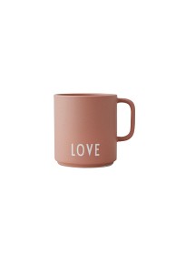 Bilde av Design Letters Favoritkopp med Handtag (Nude/Love)