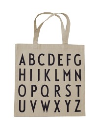 Bilde av Design Letters Favourite Tygpåse (Beige/ABC)