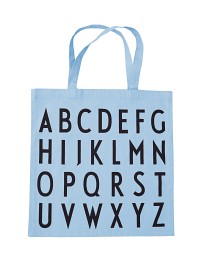 Bilde av Design Letters Favourite Stoffveske (Blå/ABC)