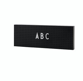 Bilde av Design Letters Message Board Skylt (Svart)