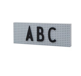 Bilde av Design Letters Message Board Skylt (Grå)