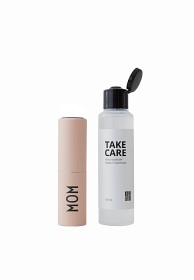Bilde av Design Letters Take Care Handsprit 100 ml + Refillflaska 20 ml (Nude/Mom)