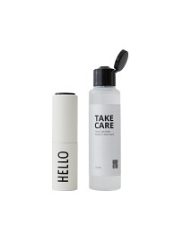 Bilde av Design Letters Take Care Handsprit 100 ml + Refillflaska 20 ml (Vit/Hello)