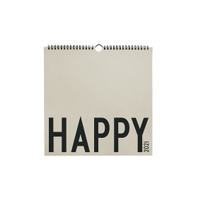 Bilde av Design Letters Väggkalender 2021 (Cool Grey)